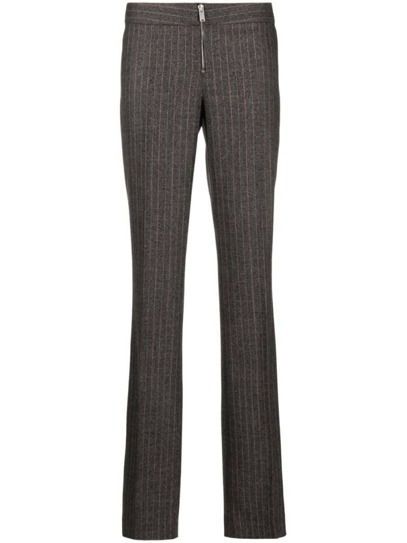 Stella McCartney low-rise wool trousers - Grey von Stella McCartney