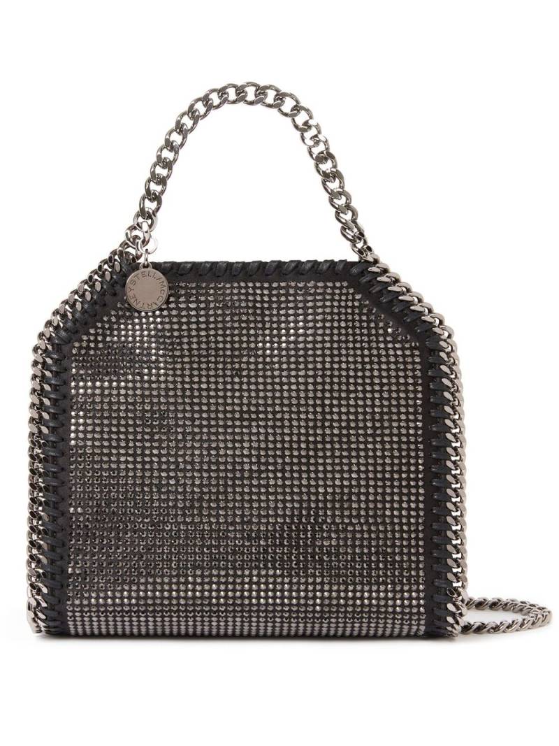 Stella McCartney mini Falabella crystal-embellished bag - Black von Stella McCartney