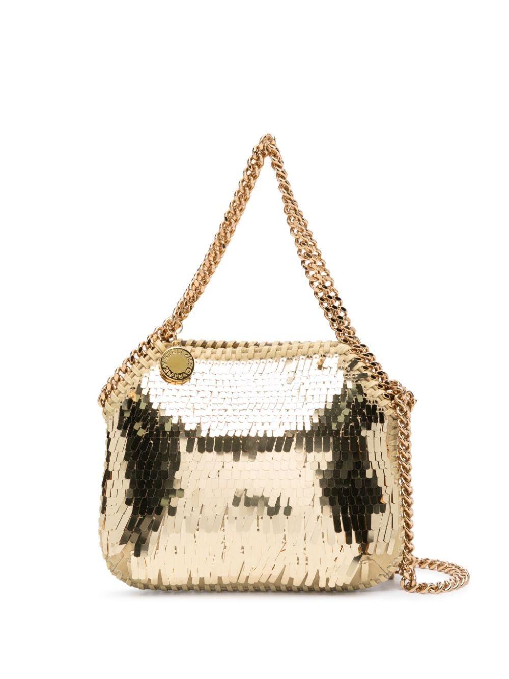 Stella McCartney mini Falabella embellished shoulder bag - Gold von Stella McCartney