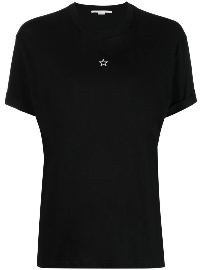 Stella McCartney Embroidered mini star T-shirt - Black von Stella McCartney