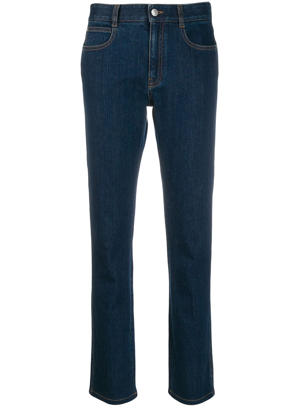 Stella McCartney monogram-lining slim-fit jeans - Blue von Stella McCartney