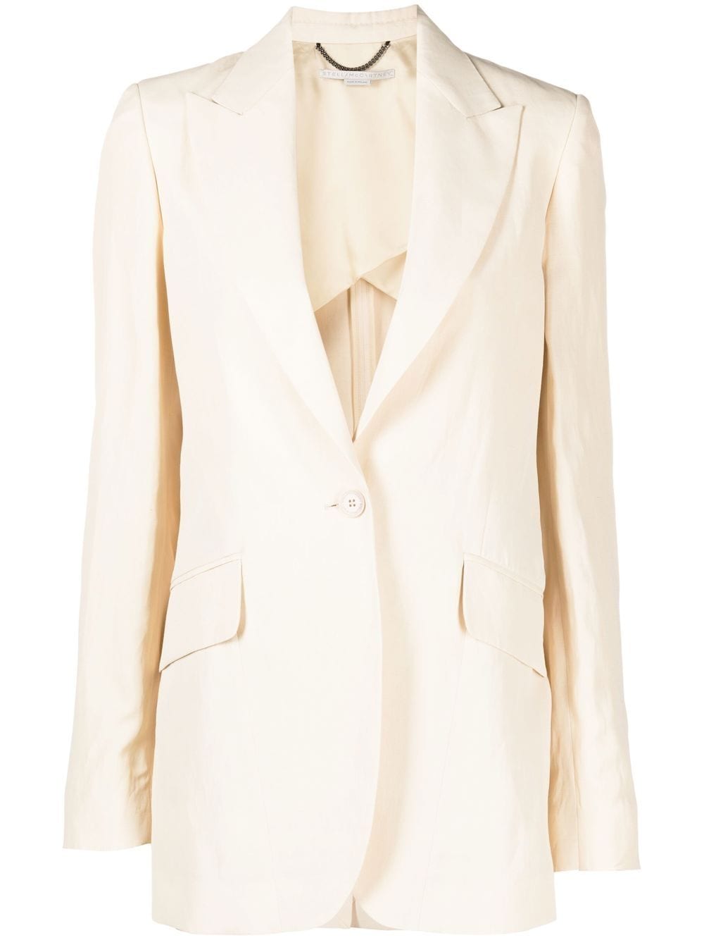 Stella McCartney peak-lapels single-breasted blazer - Neutrals von Stella McCartney