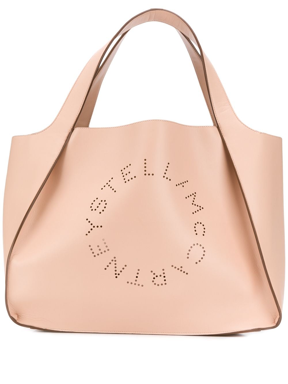 Stella McCartney perforated logo tote - Neutrals von Stella McCartney