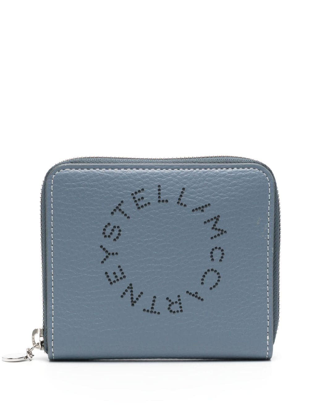 Stella McCartney perforated-logo wallet - Blue von Stella McCartney