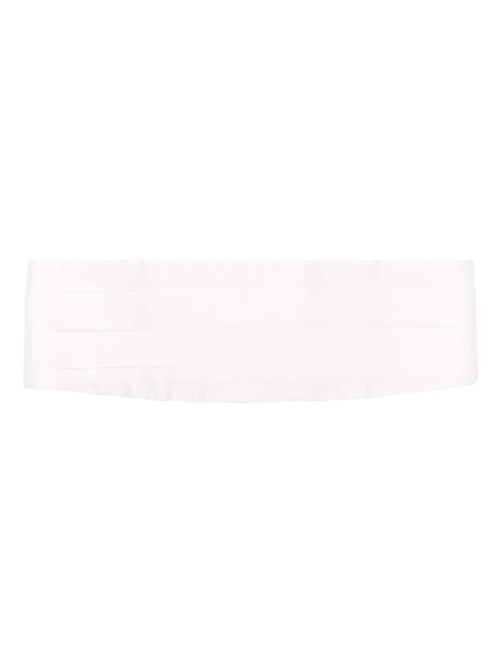 Stella McCartney pleated satin belt - Neutrals von Stella McCartney