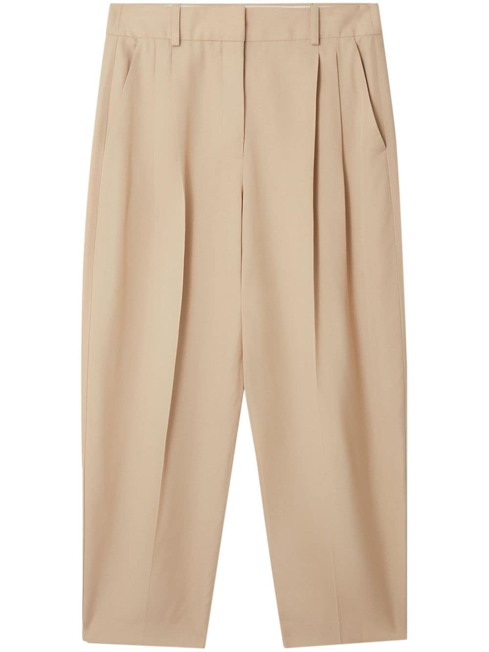 Stella McCartney pleated tailored trousers - Neutrals von Stella McCartney