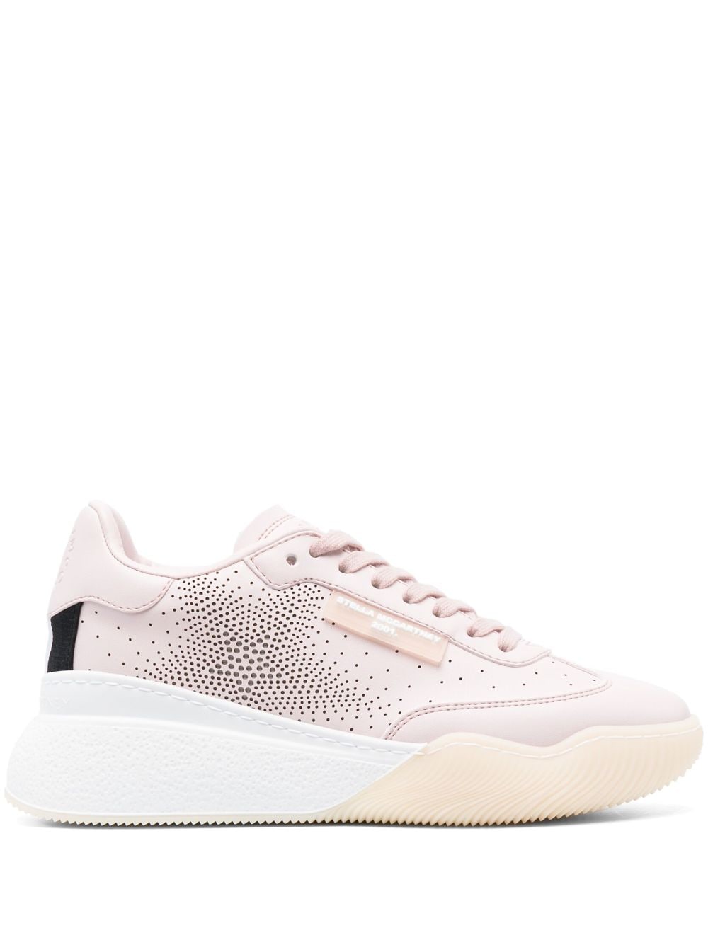 Stella McCartney sequin-embellished lace-up sneakers - Pink von Stella McCartney