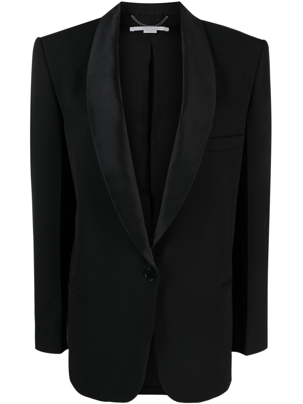 Stella McCartney shawl-lapel single-breasted blazer - Black von Stella McCartney