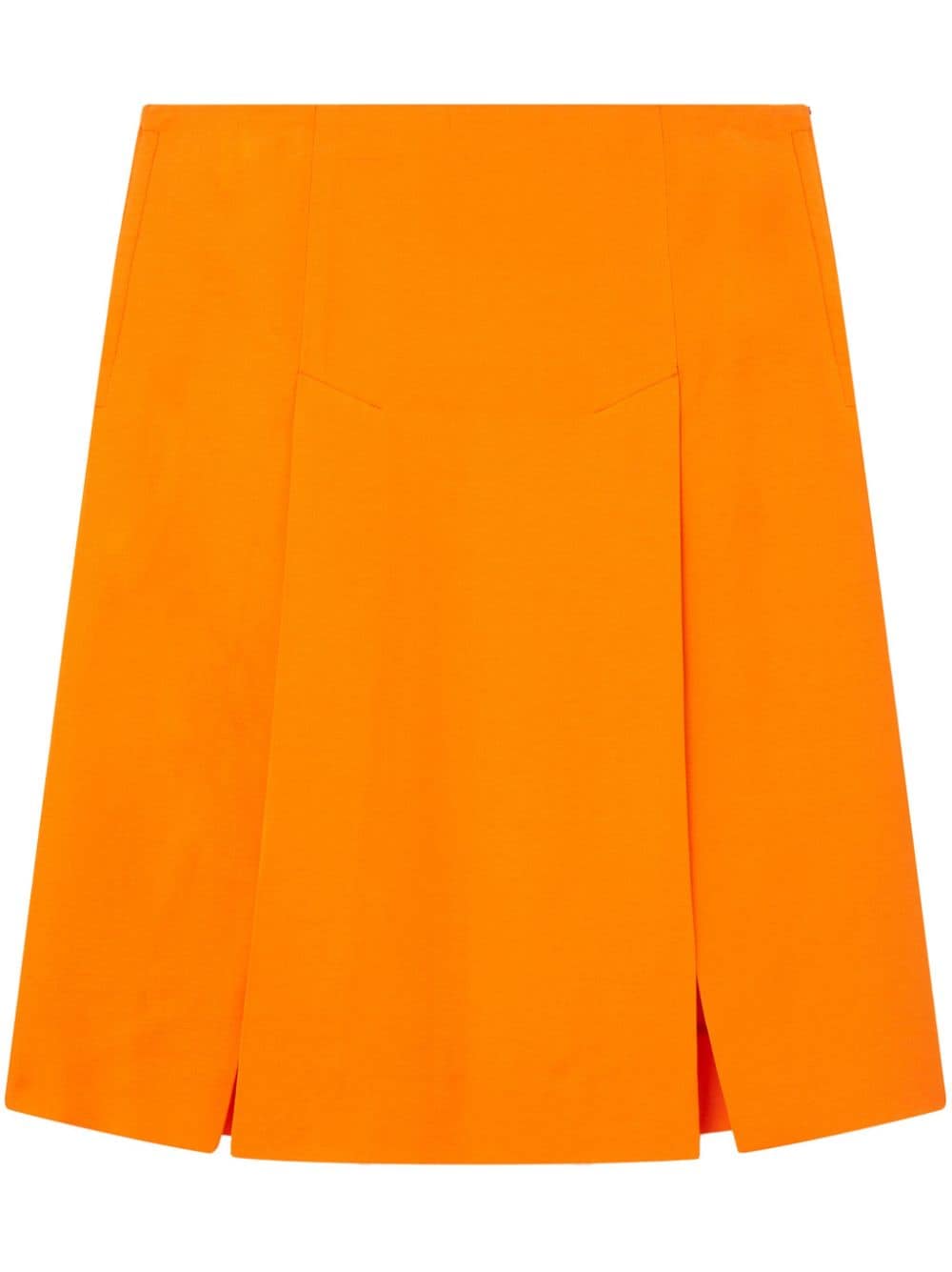 Stella McCartney side-slit lightweight midi skirt - Orange von Stella McCartney