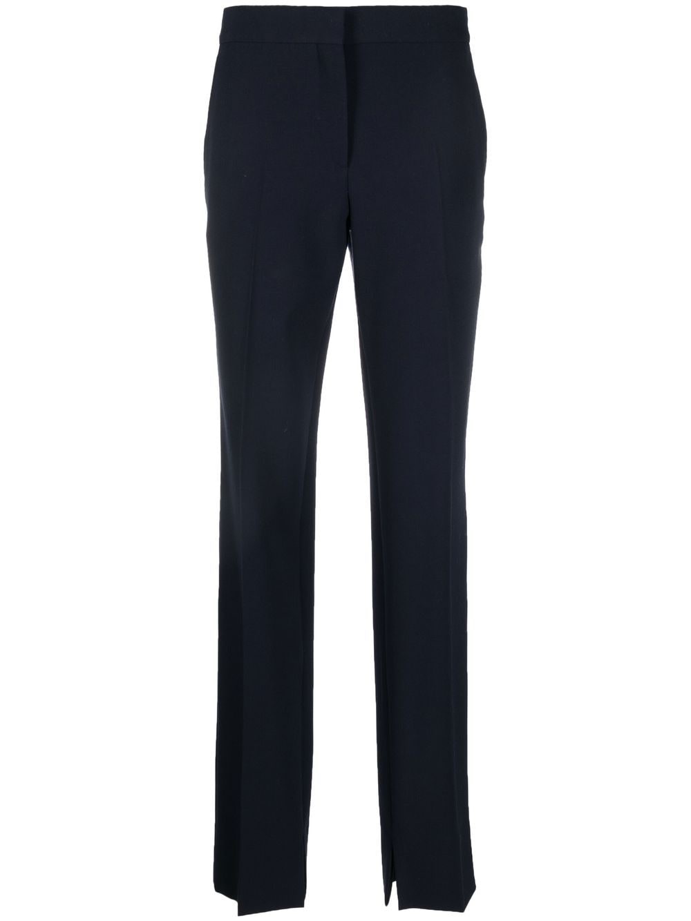 Stella McCartney slim-fit straight trousers - Blue von Stella McCartney