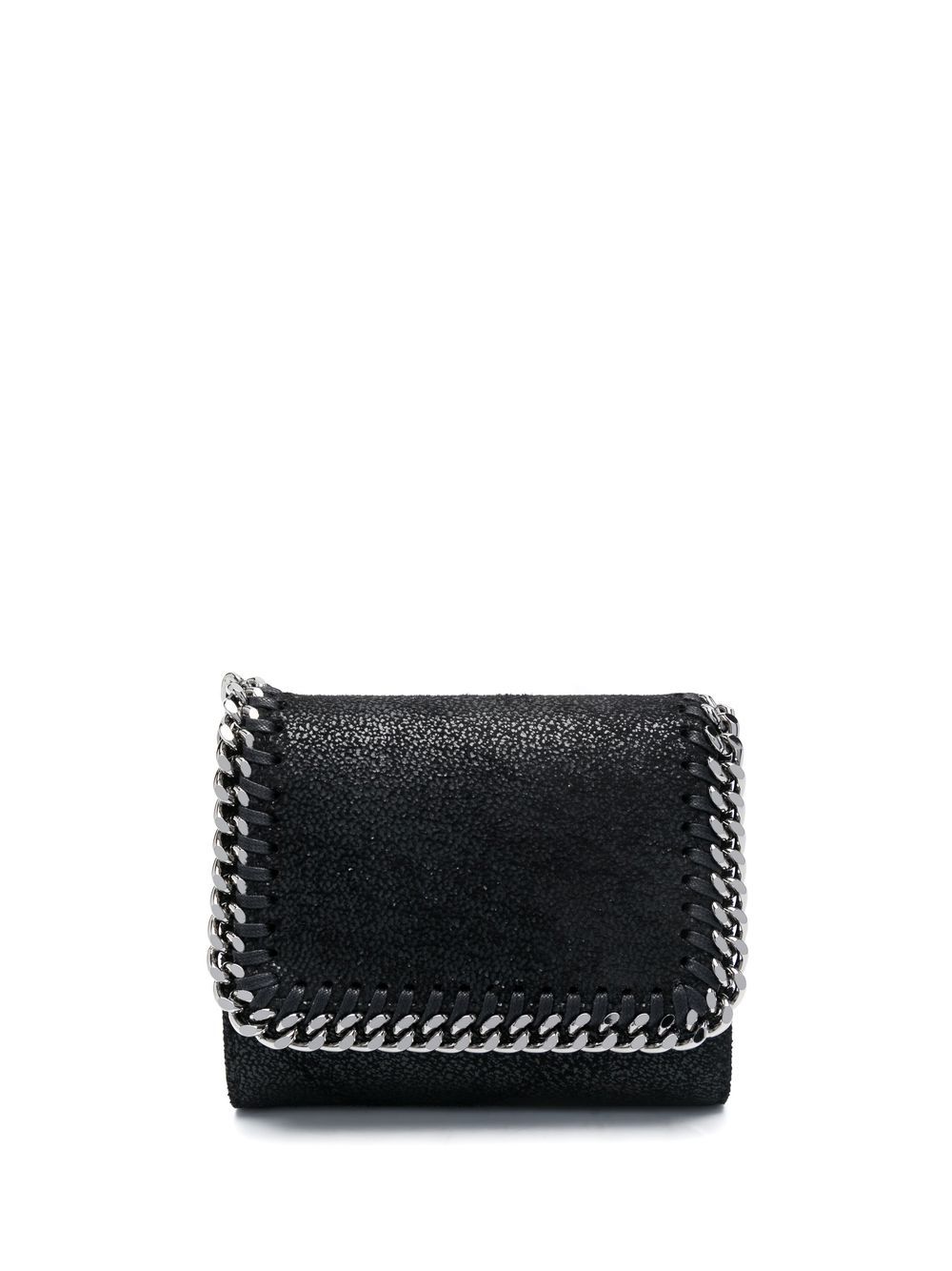 Stella McCartney small Falabella flap wallet - Black von Stella McCartney