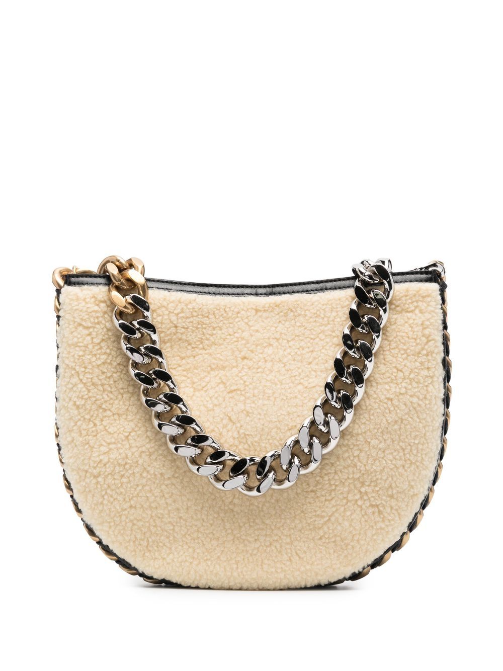 Stella McCartney small Frayme FFF shoulder bag - Neutrals von Stella McCartney