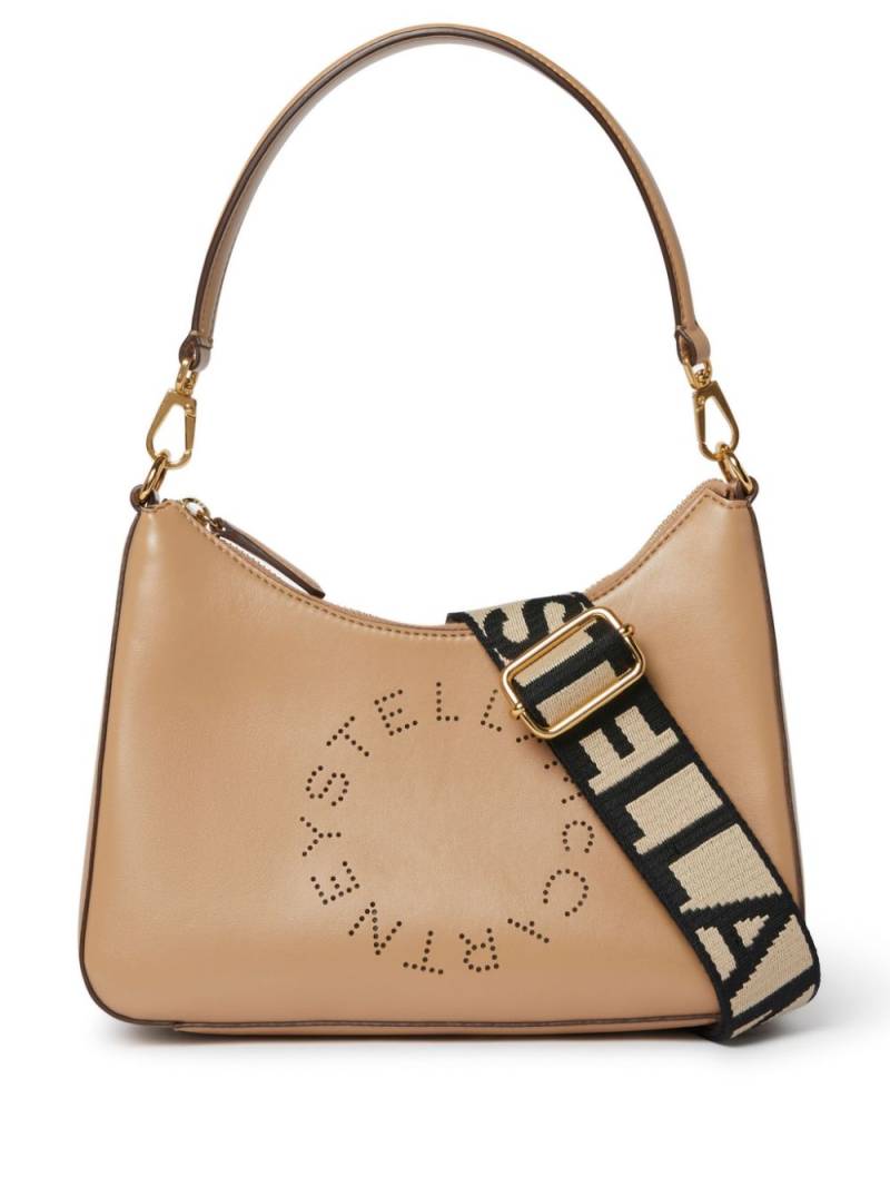 Stella McCartney small Logo shoulder bag - Brown von Stella McCartney