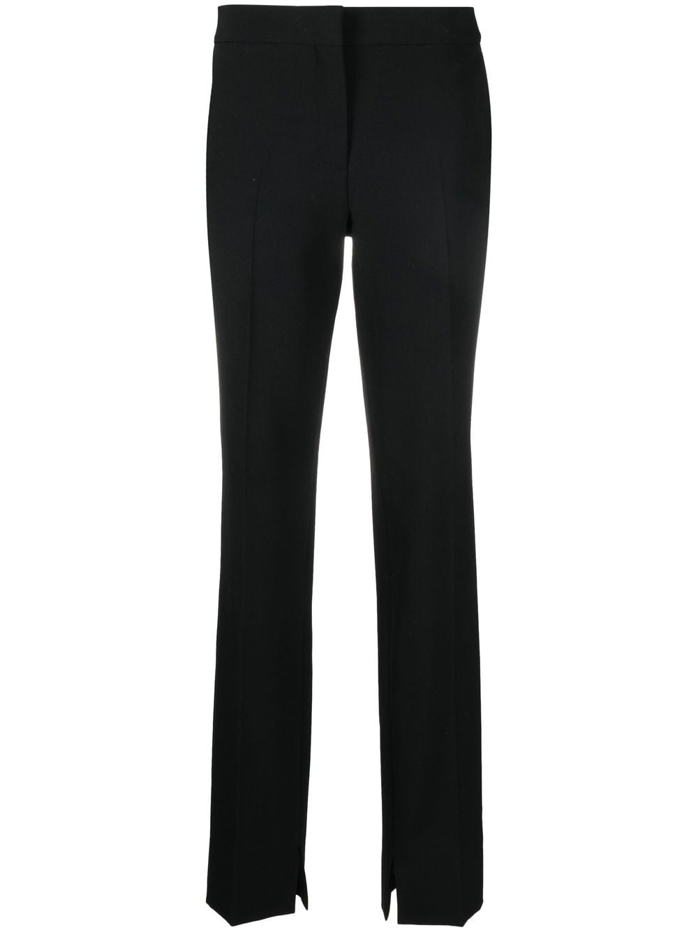 Stella McCartney split-cuff slim-cut trousers - Black von Stella McCartney