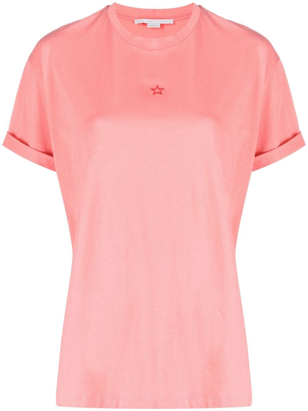 Stella McCartney star-embroidered T-shirt - Pink von Stella McCartney