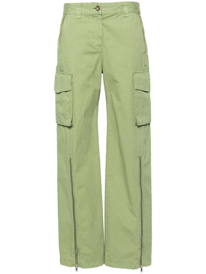 Stella McCartney straight-leg cargo pants - Green von Stella McCartney