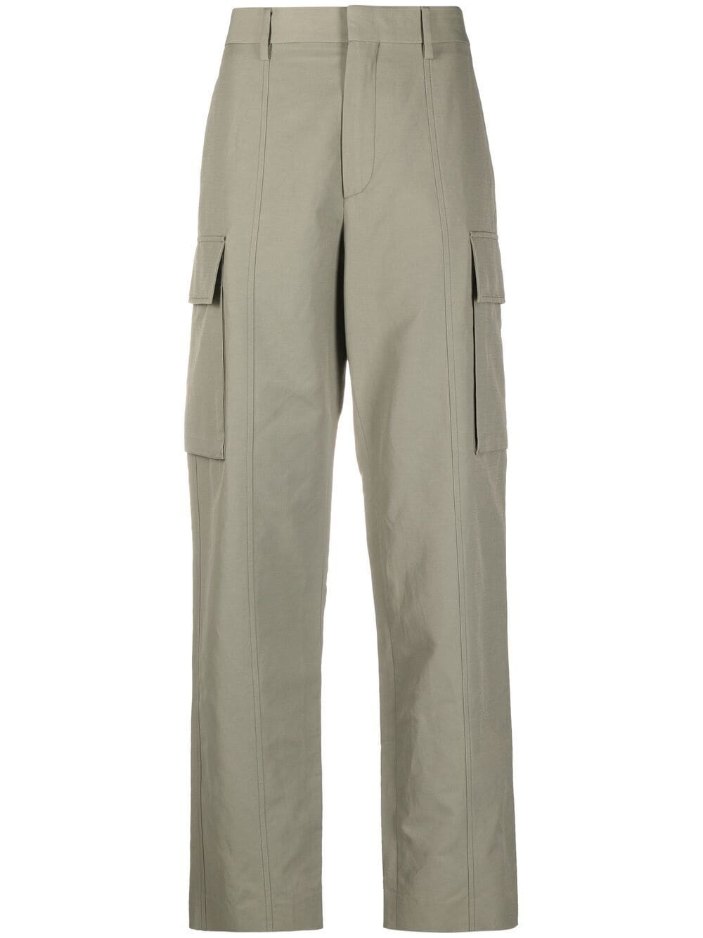 Stella McCartney straight-leg cargo trousers - Green von Stella McCartney