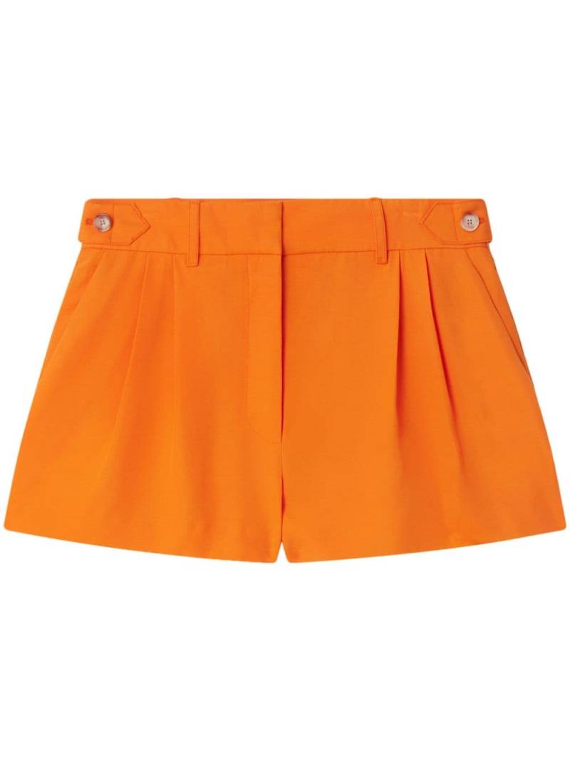 Stella McCartney tailored short shorts - Orange von Stella McCartney