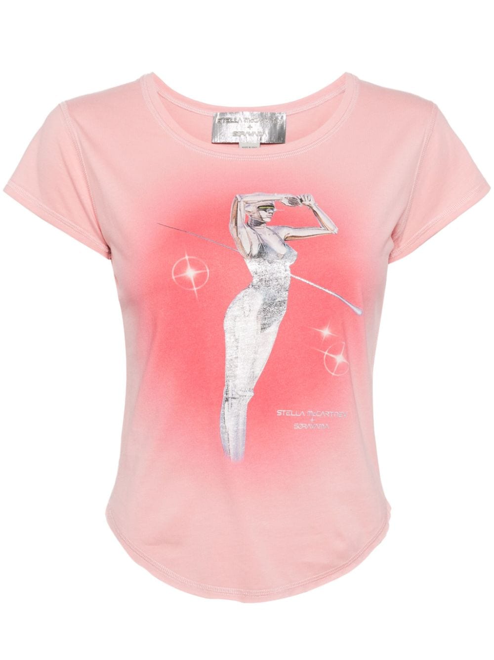 Stella McCartney x Sorayama Sexy Robot cotton T-shirt - Pink von Stella McCartney