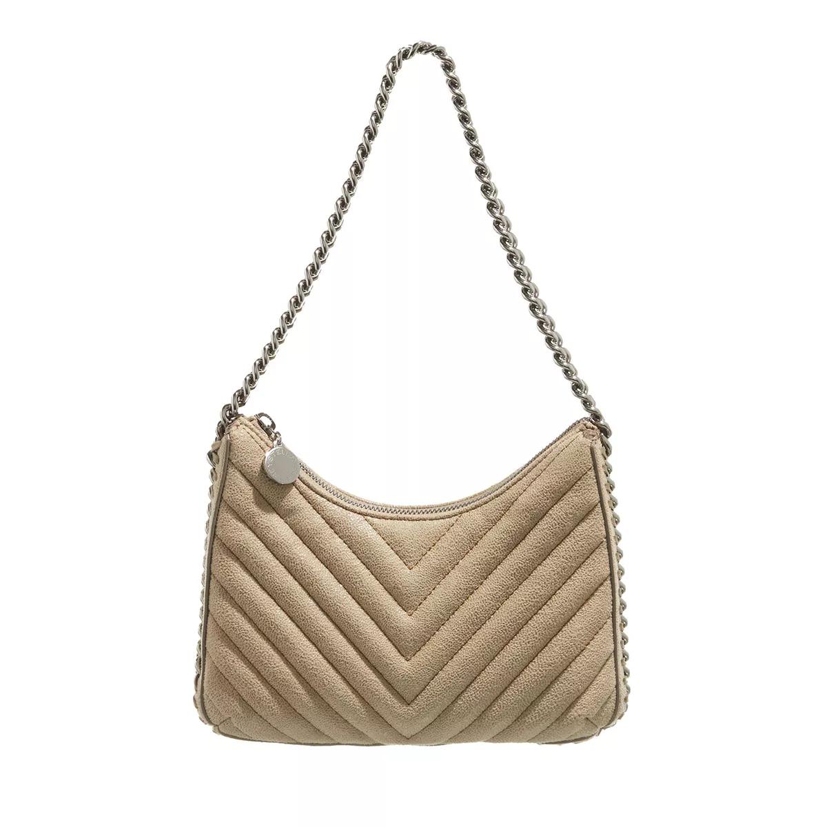 Stella McCartney Umhängetasche - Falabella Hobo Bag - Gr. unisize - in Beige - für Damen von Stella Mccartney