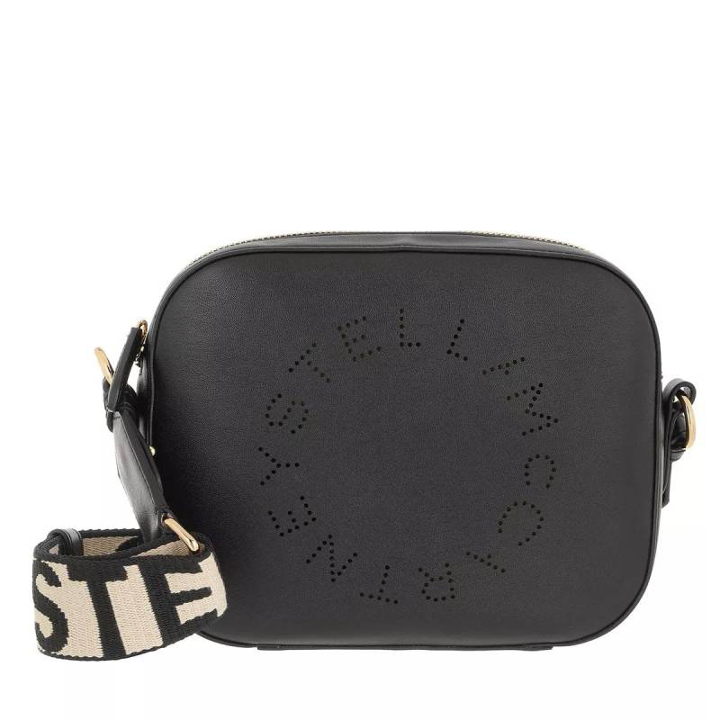 Stella McCartney Umhängetasche - Small Logo Crossbody Bag - Gr. unisize - in Schwarz - für Damen von Stella Mccartney