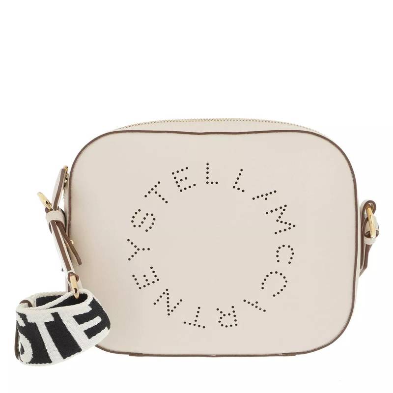 Stella McCartney Umhängetasche - Small Logo Crossbody Bag - Gr. unisize - in Creme - für Damen von Stella Mccartney
