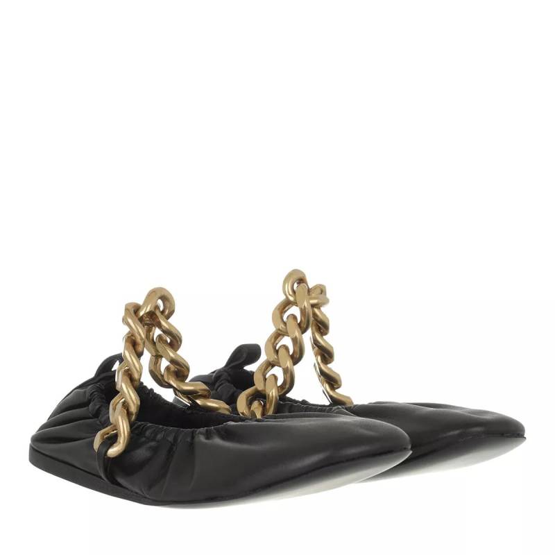 Stella McCartney Loafers & Ballerinas - Falabella Chunky Chain Ballet Flats - Gr. 36 (EU) - in Schwarz - für Damen von Stella Mccartney