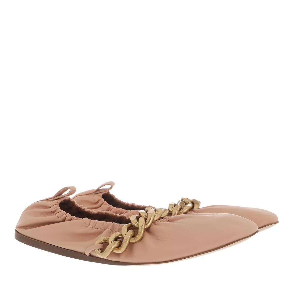 Stella McCartney Loafers & Ballerinas - Falabella Chunky Chain Ballet Flats - Gr. 36 (EU) - in Rosa - für Damen von Stella Mccartney