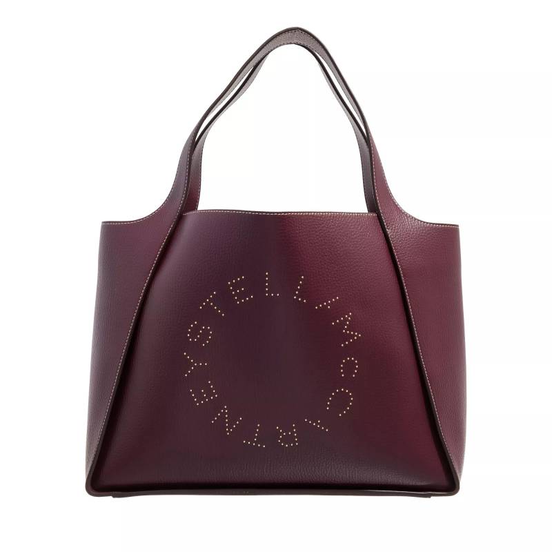 Stella McCartney Henkeltasche - Nietenbesetzte Alter Mat Tote Logo-Bag - Gr. unisize - in Violett - für Damen von Stella Mccartney