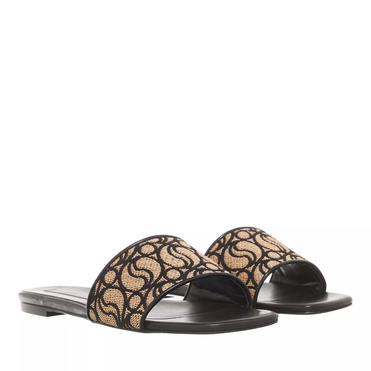 Stella McCartney Sandalen - Sandals Rafia Monogram - Gr. 38 (EU) - in Beige - für Damen von Stella Mccartney