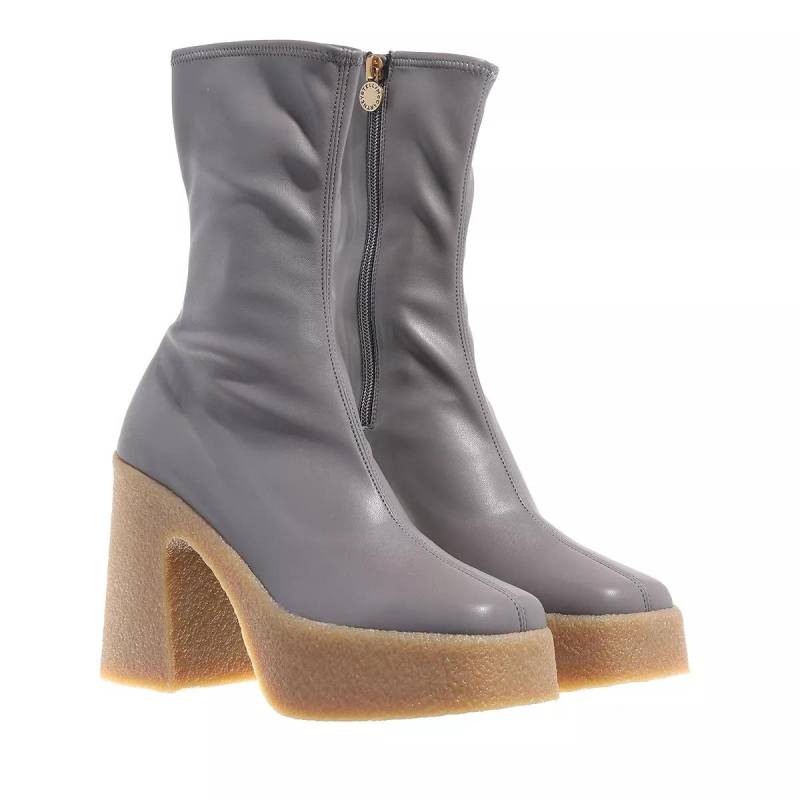 Stella McCartney Boots & Stiefeletten - Skyla Stretch Boots - Gr. 38 (EU) - in Grau - für Damen von Stella Mccartney