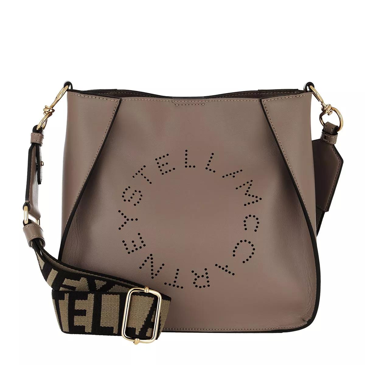 Stella McCartney Umhängetasche - Logo Shoulder Bag - Gr. unisize - in Braun - für Damen von Stella Mccartney