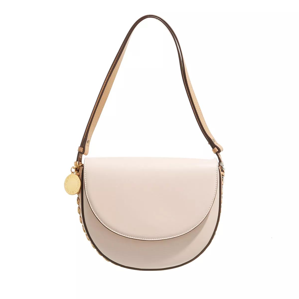 Stella McCartney Umhängetasche - Medium Flap Shoulder Bag - Gr. unisize - in Creme - für Damen von Stella Mccartney