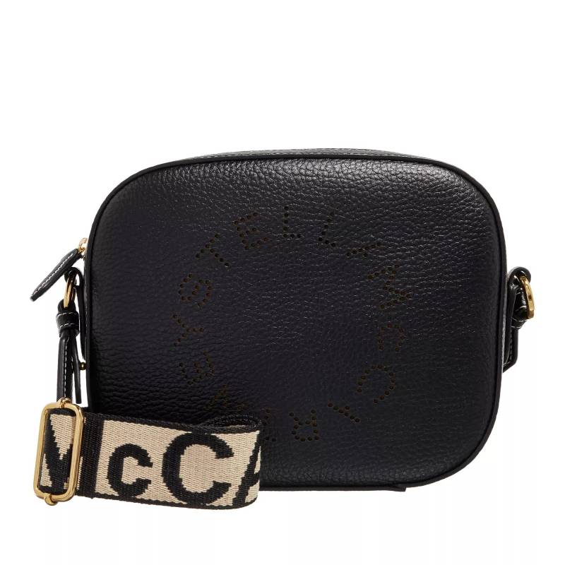 Stella McCartney Umhängetasche - Mini Star Logo Bag - Gr. unisize - in Schwarz - für Damen von Stella Mccartney