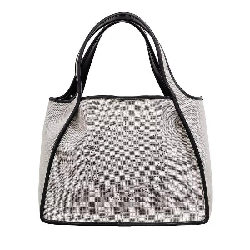 Stella McCartney Umhängetasche - Shoulder Bag With Logo - Gr. unisize - in Beige - für Damen von Stella Mccartney