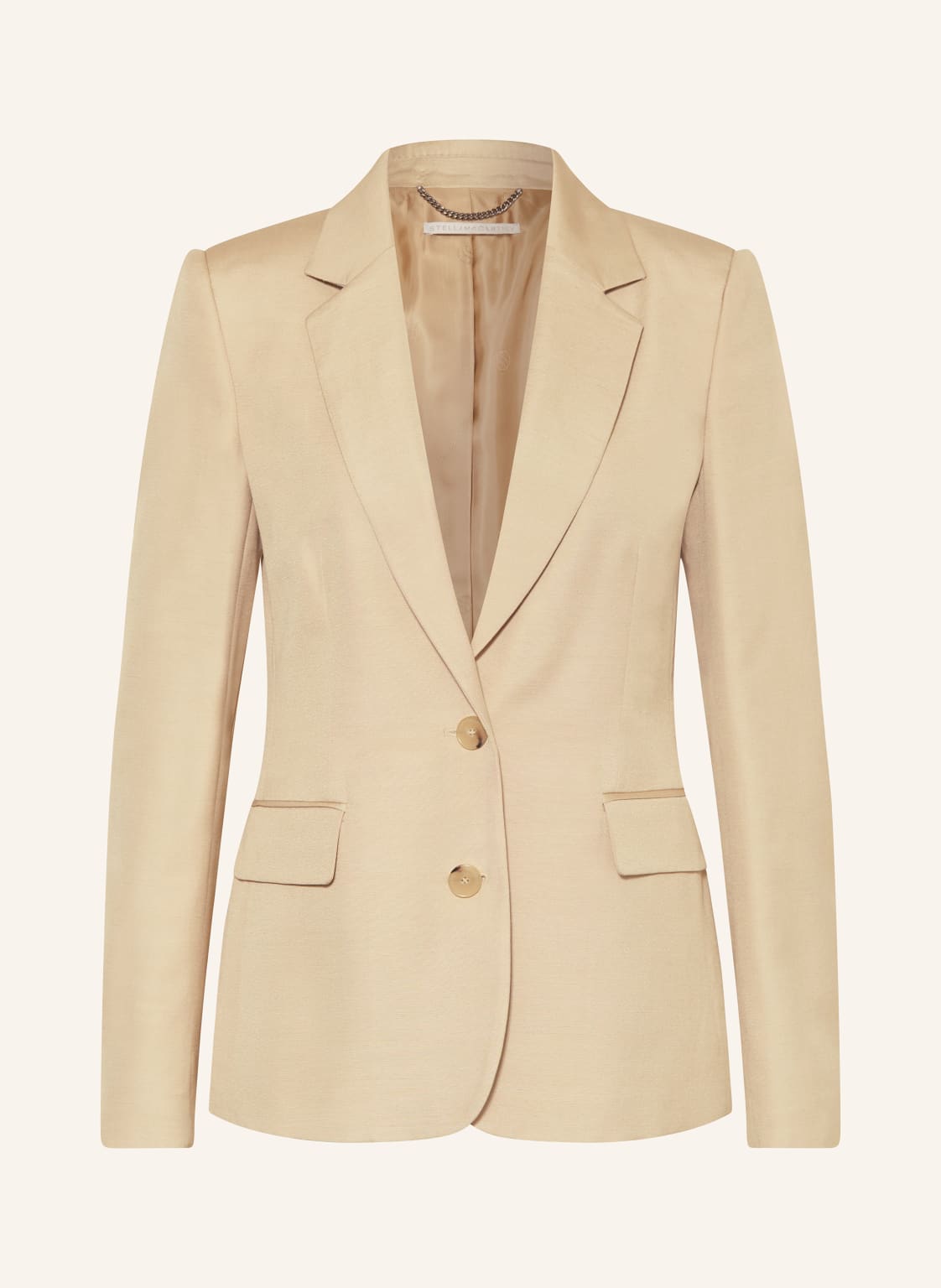 Stella Mccartney Blazer Iconic beige von Stella Mccartney