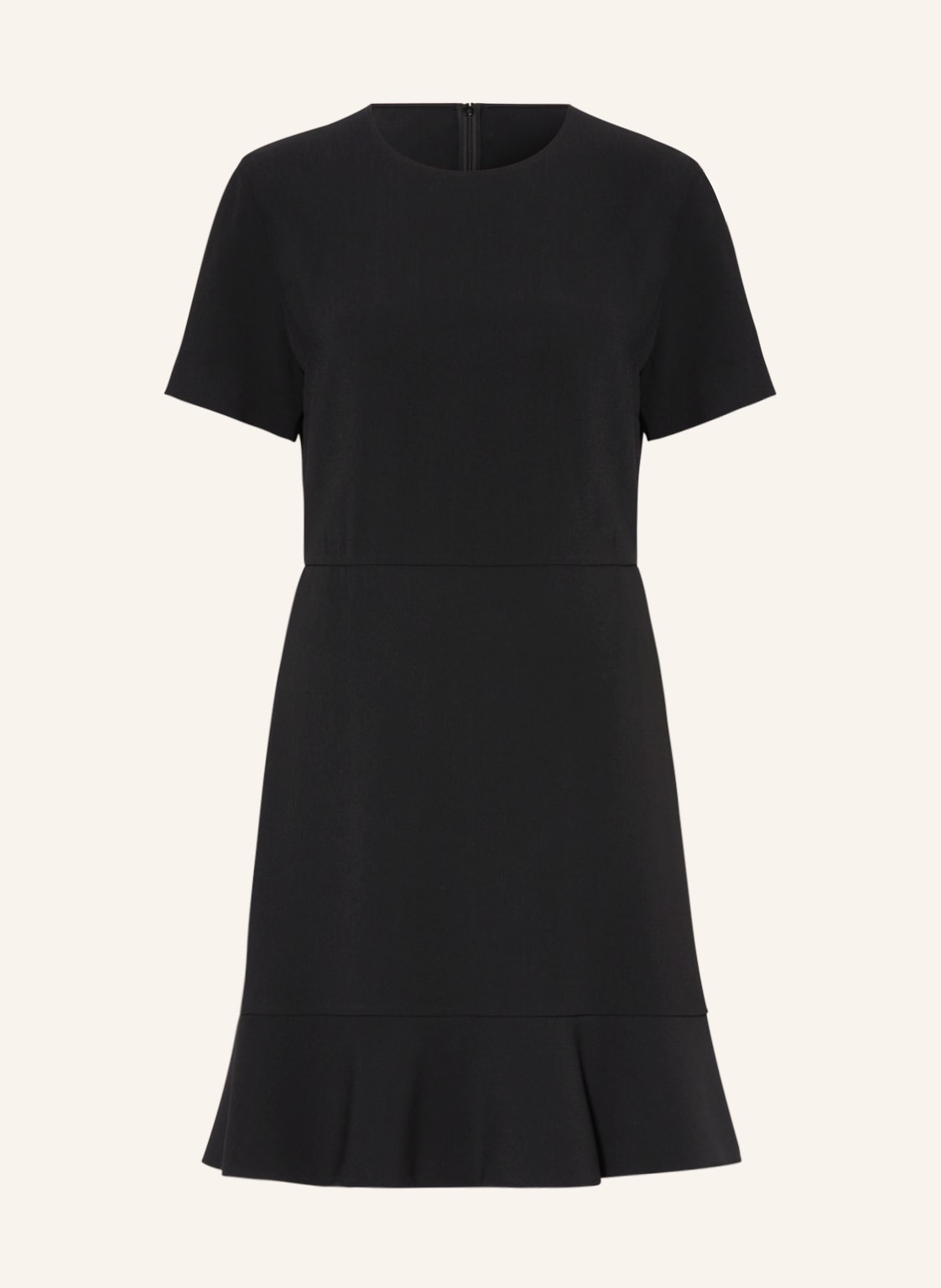 Stella Mccartney Etuikleid Mit Volants schwarz von Stella Mccartney