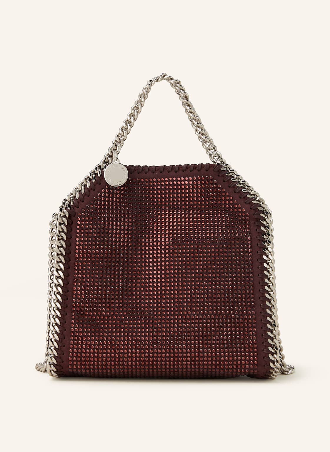 Stella Mccartney Handtasche Falabella Tiny Mit Schmucksteinen rot Stella Mccartney Handtasche Falabella Tiny Mit Schmucksteinen rot von Stella Mccartney