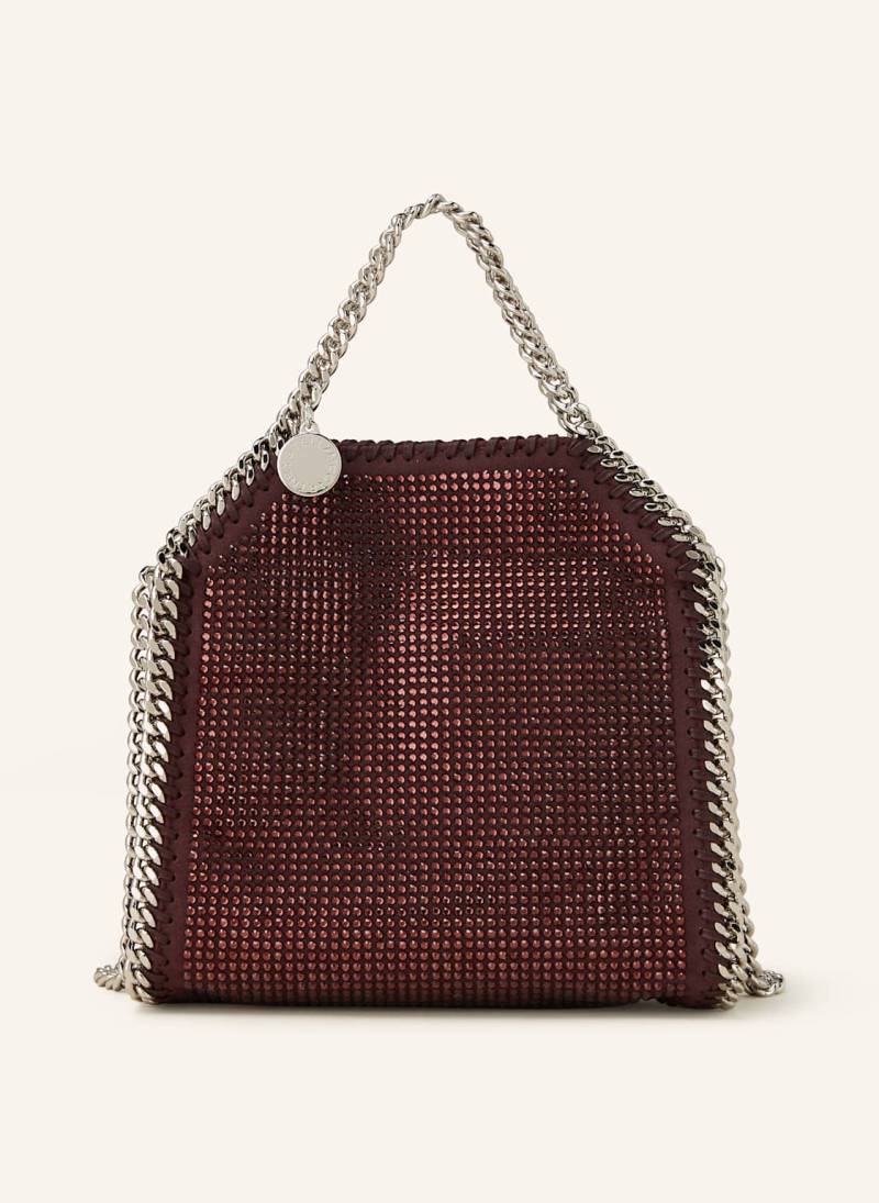 Stella Mccartney Handtasche Falabella Tiny Mit Schmucksteinen rot von Stella Mccartney