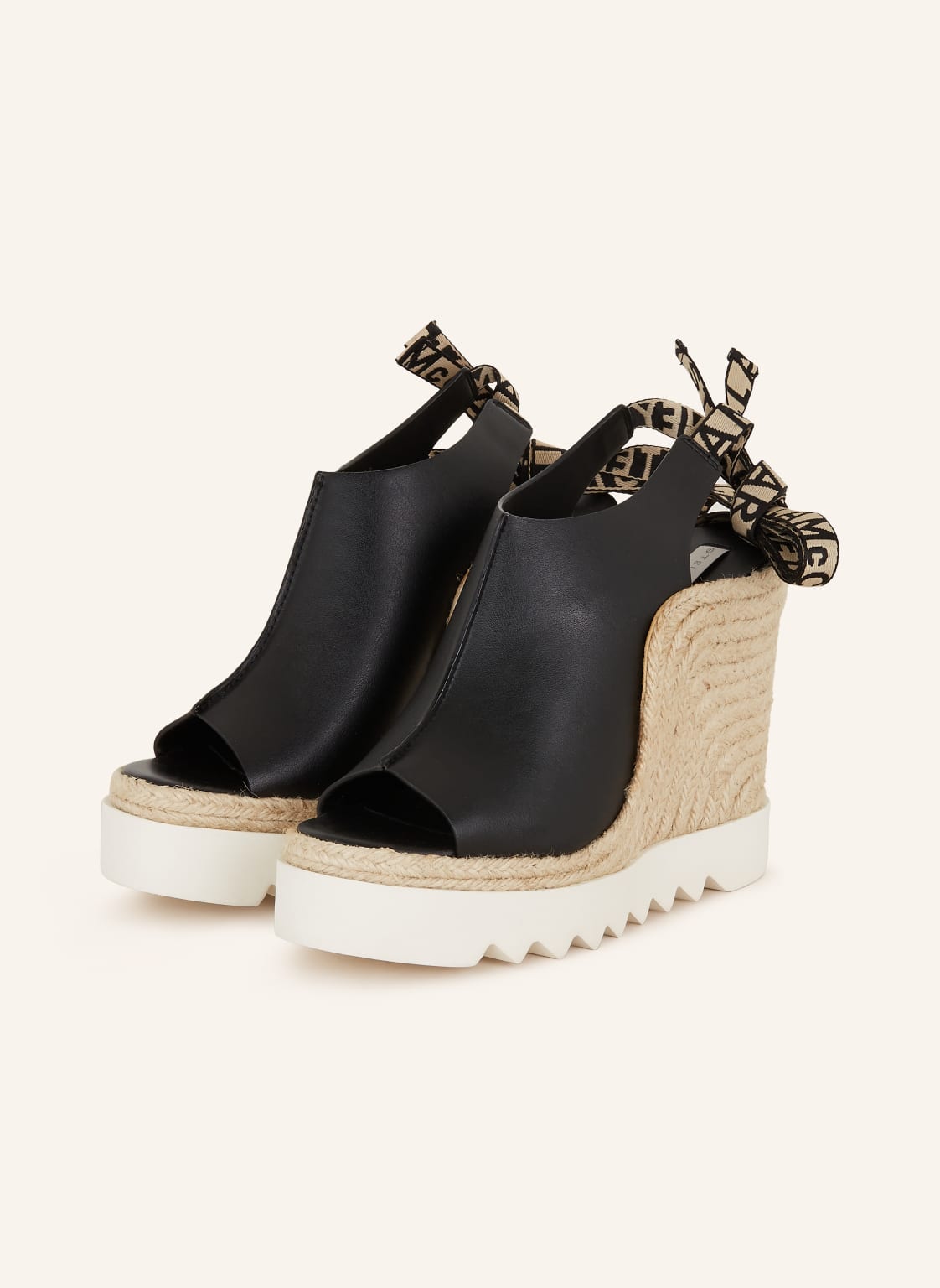 Stella Mccartney Plateau-Wedges Gaia schwarz von Stella Mccartney