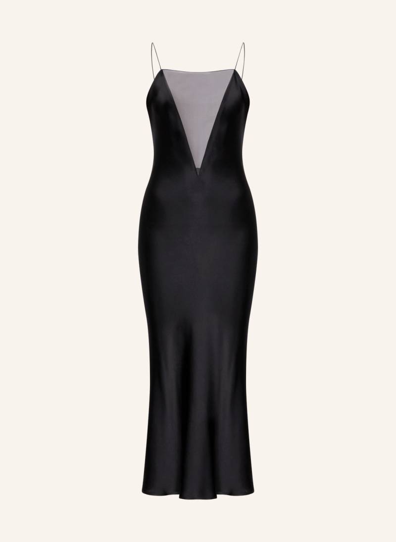 Stella Mccartney Satinkleid schwarz von Stella Mccartney