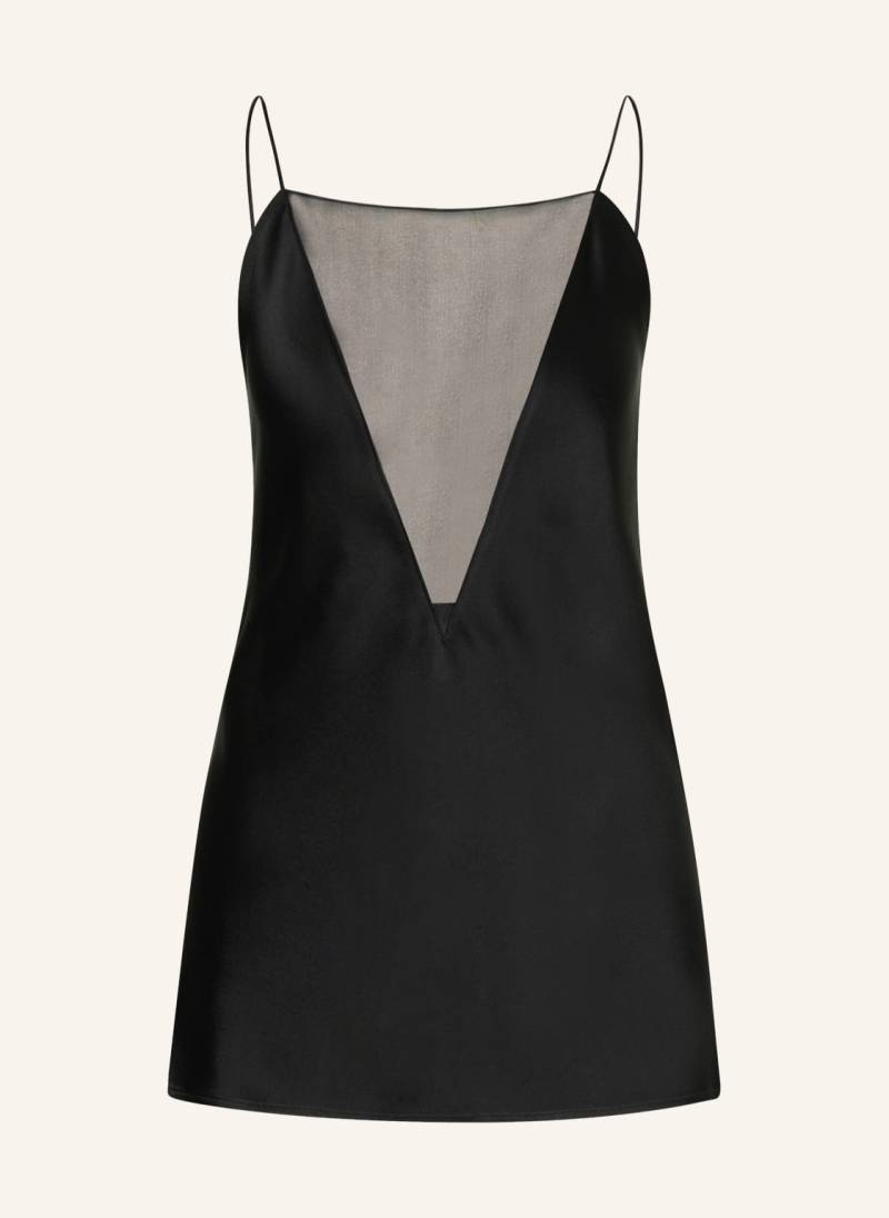 Stella Mccartney Satintop schwarz von Stella Mccartney