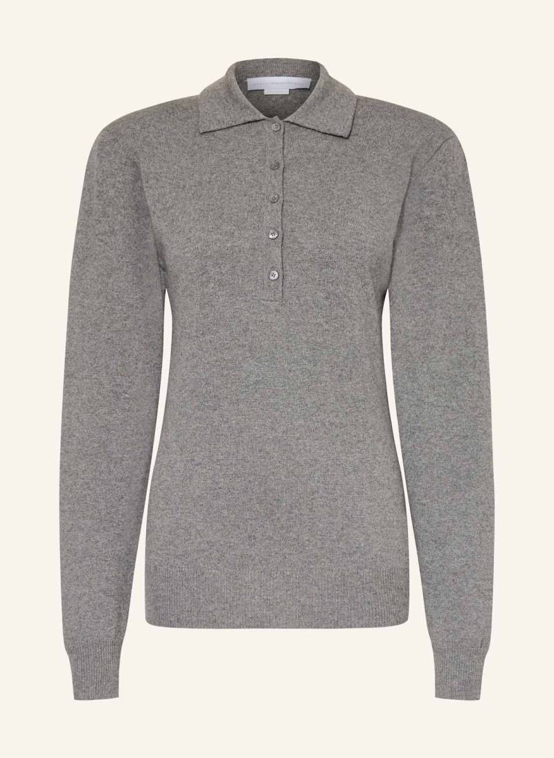 Stella Mccartney Strick-Poloshirt Aus Cashmere grau von Stella Mccartney