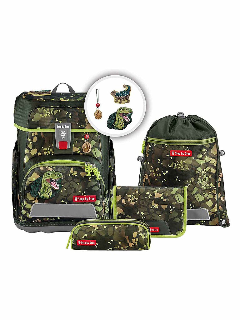 STEP BY STEP Schultaschen Set 5tlg CLOUD Dino Torex STEP BY STEP Schultaschen Set 5tlg CLOUD Dino Torex von Step by Step