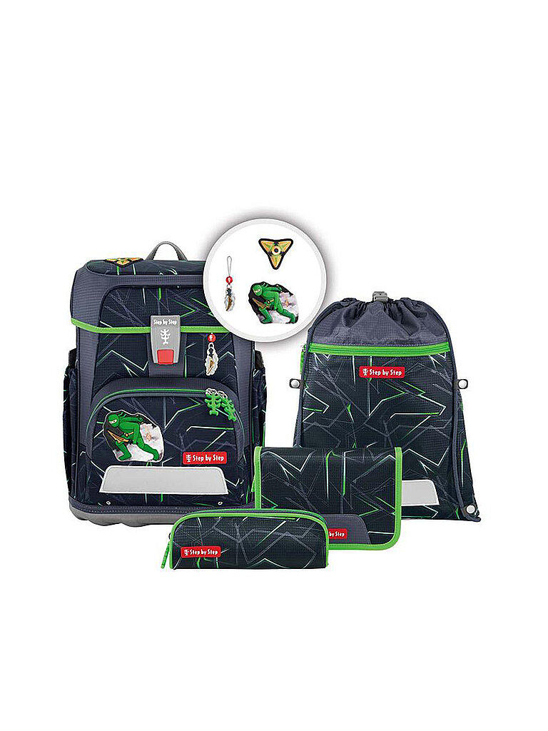 STEP BY STEP Schultaschen Set 5tlg CLOUD Ninja Kimo von Step by Step
