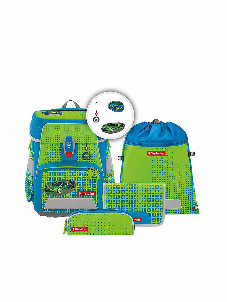 STEP BY STEP Schultaschen Set 5tlg SPACE Neon Race Chuck STEP BY STEP Schultaschen Set 5tlg SPACE Neon Race Chuck von Step by Step
