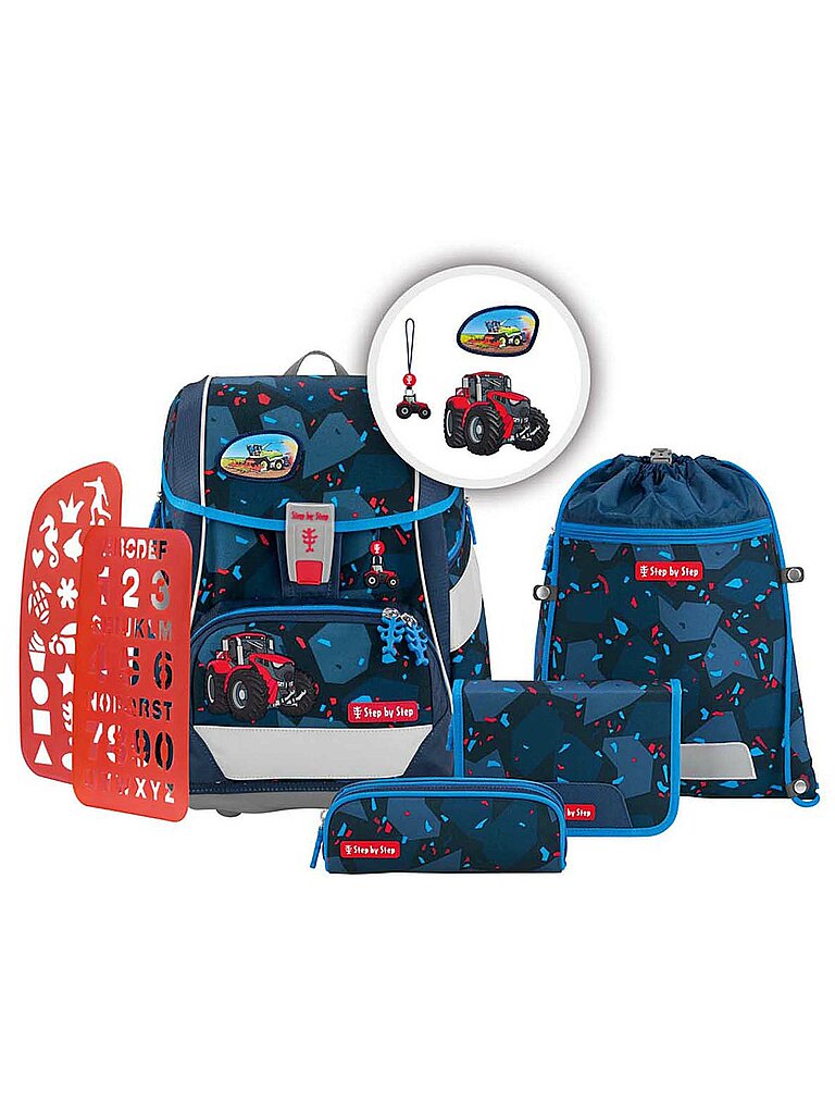 STEP BY STEP Schultaschen Set 6tlg - 2in1 Plus Tractor Freddy STEP BY STEP Schultaschen Set 6tlg - 2in1 Plus Tractor Freddy von Step by Step