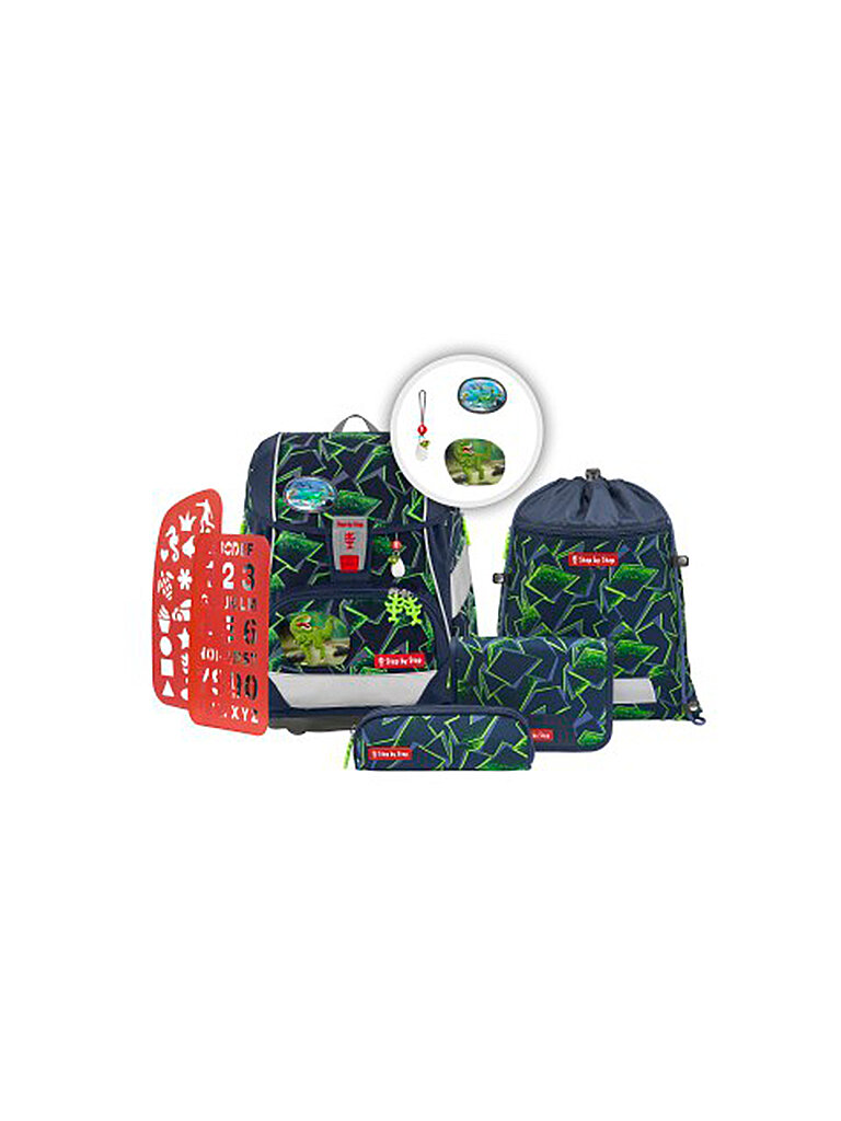 STEP BY STEP Schultaschen Set 6tlg 2in1 Plus Wild T-Rex Taro STEP BY STEP Schultaschen Set 6tlg 2in1 Plus Wild T-Rex Taro von Step by Step