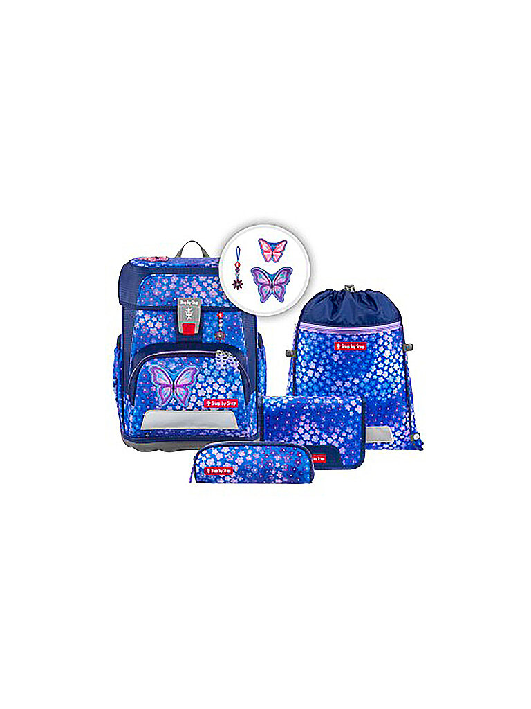 STEP BY STEP Schultaschen Set Cloud 5tlg Butterfly Maja von Step by Step