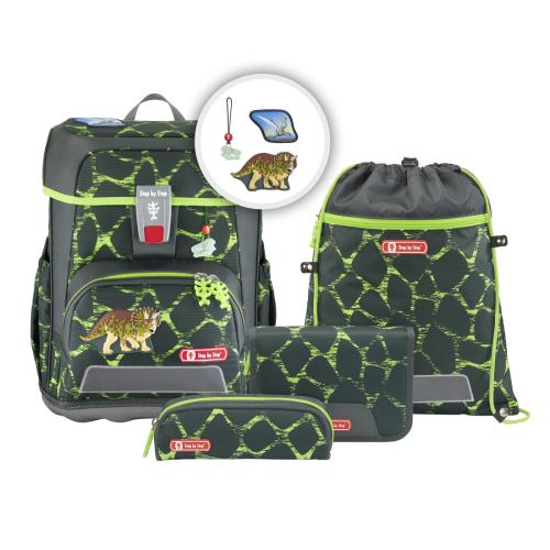 Step by Step CLOUD Schulrucksack-Set Dino Life - 5-teilig Step by Step CLOUD Schulrucksack-Set Dino Life - 5-teilig von Step by Step